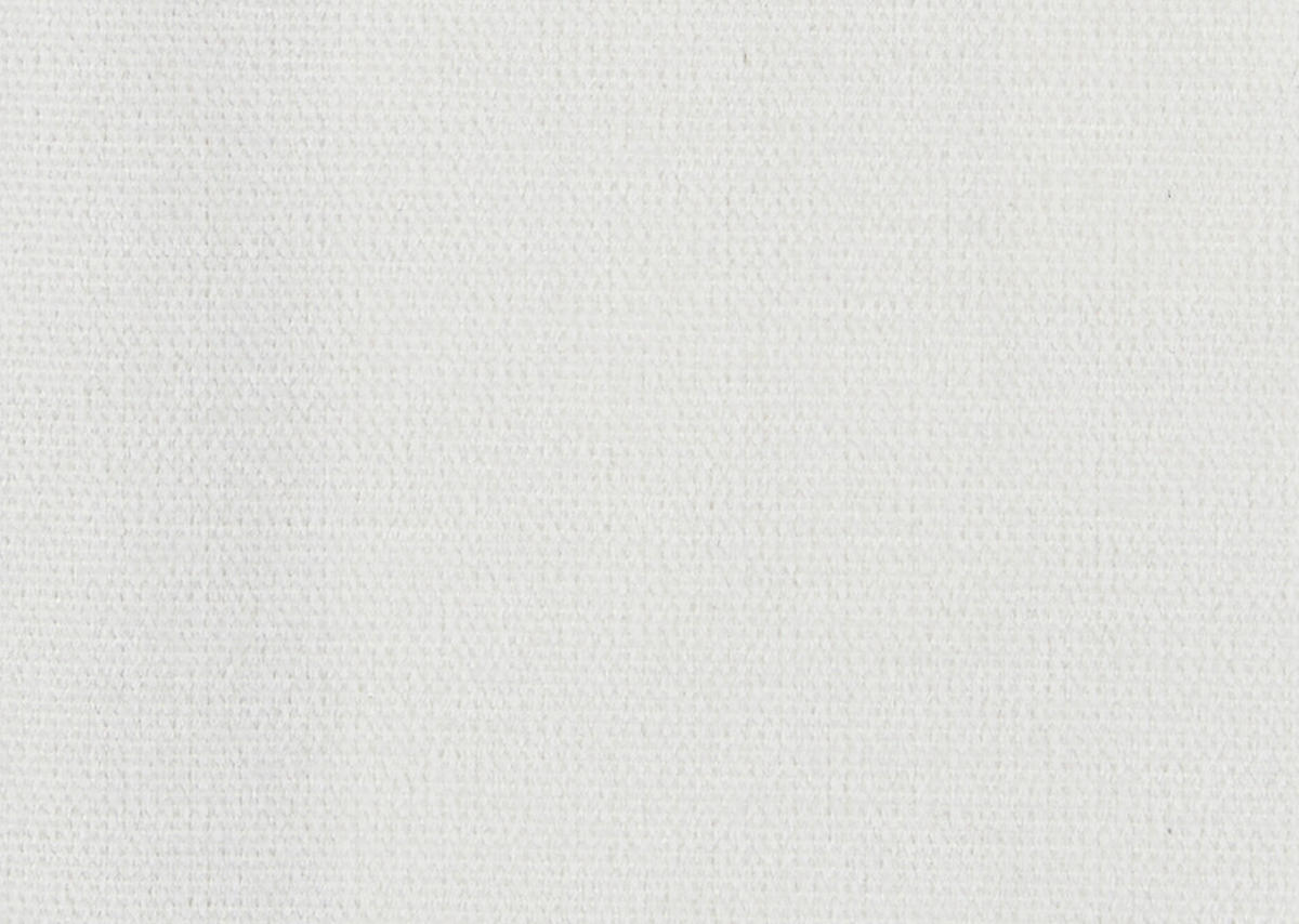 ECKSOFA in Chenille Weiss  - Weiss/Schwarz, Design, Textil/Metall (167/311cm) - Xora