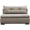 SCHLAFSOFA Cord Taupe  - Taupe/Schwarz, Design, Kunststoff/Textil (154/93/85cm) - MID.YOU