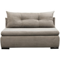 SCHLAFSOFA  mit Liegefunktion Cord Taupe  - Taupe/Schwarz, Design, Kunststoff/Textil (154/93/85cm) - MID.YOU