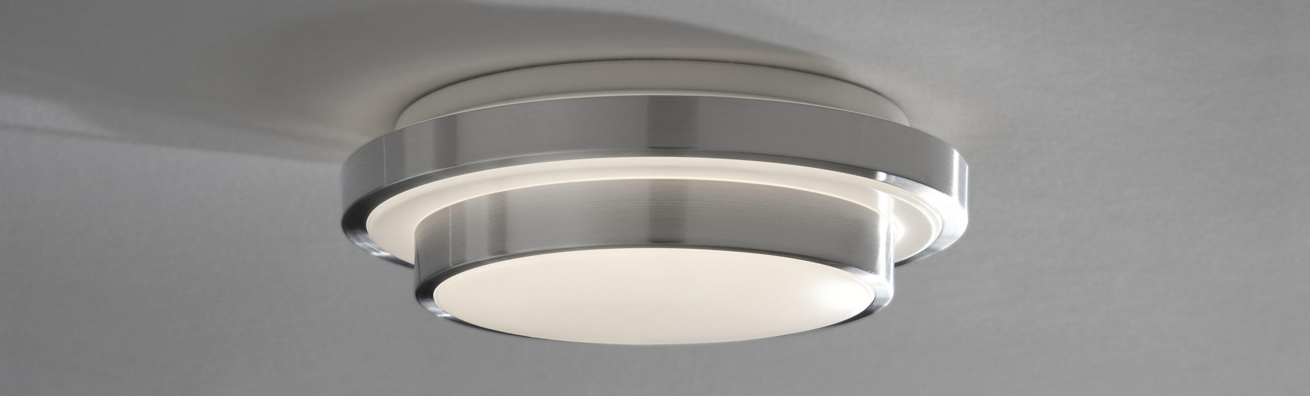 LED-DECKENLEUCHTE 18 W  29/9 cm    - Alufarben, Basics, Kunststoff/Metall (29/9cm) - Novel