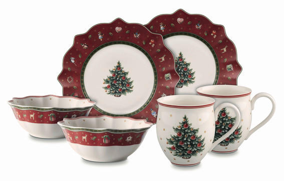 SET ZA ZAJTRK  Toy´s Delight  - rdeča/zelena, Design, keramika (36/25/14cm) - Villeroy & Boch