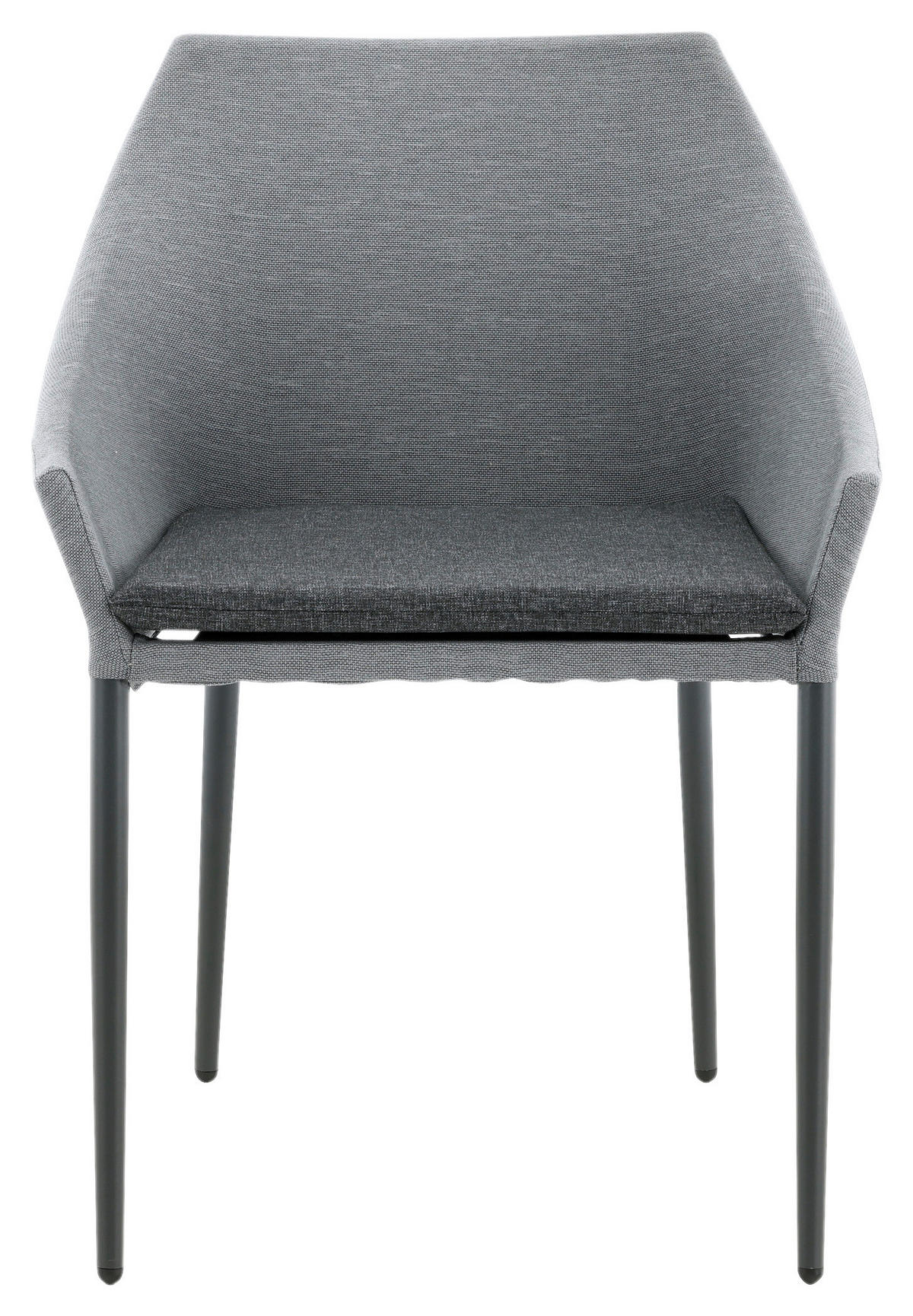 UTESTOLAR SET i metall, textil svart, mörkgrå  - mörkgrå/svart, Klassisk, metall/textil (60/81/62cm) - Gardenson