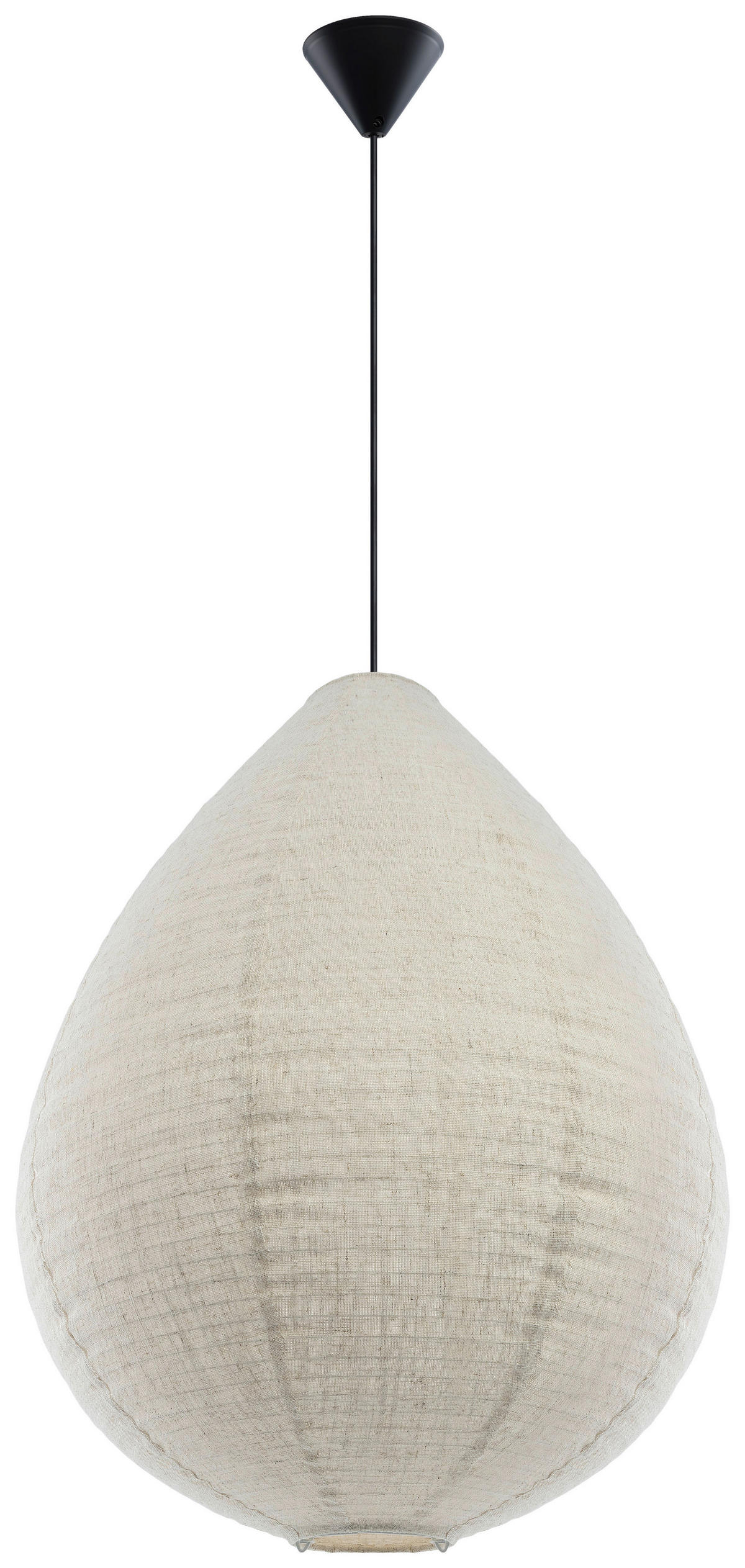 HÄNGELEUCHTE 50/120 cm  - Beige, Trend, Kunststoff/Textil (50/120cm) - Novel