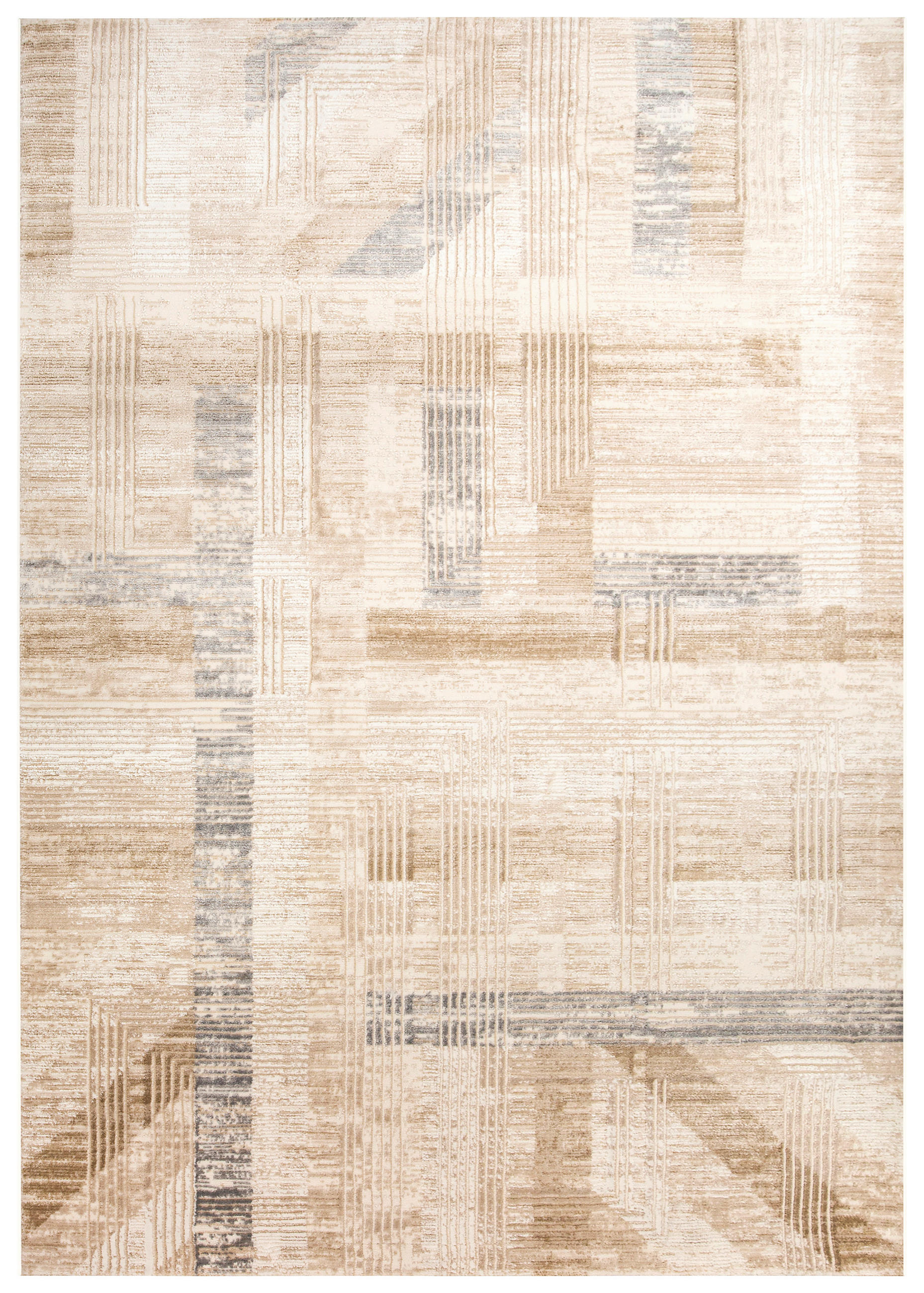 SZŐTT SZŐNYEG   - krémszínű, Design, textil (200/290cm) - Dieter Knoll