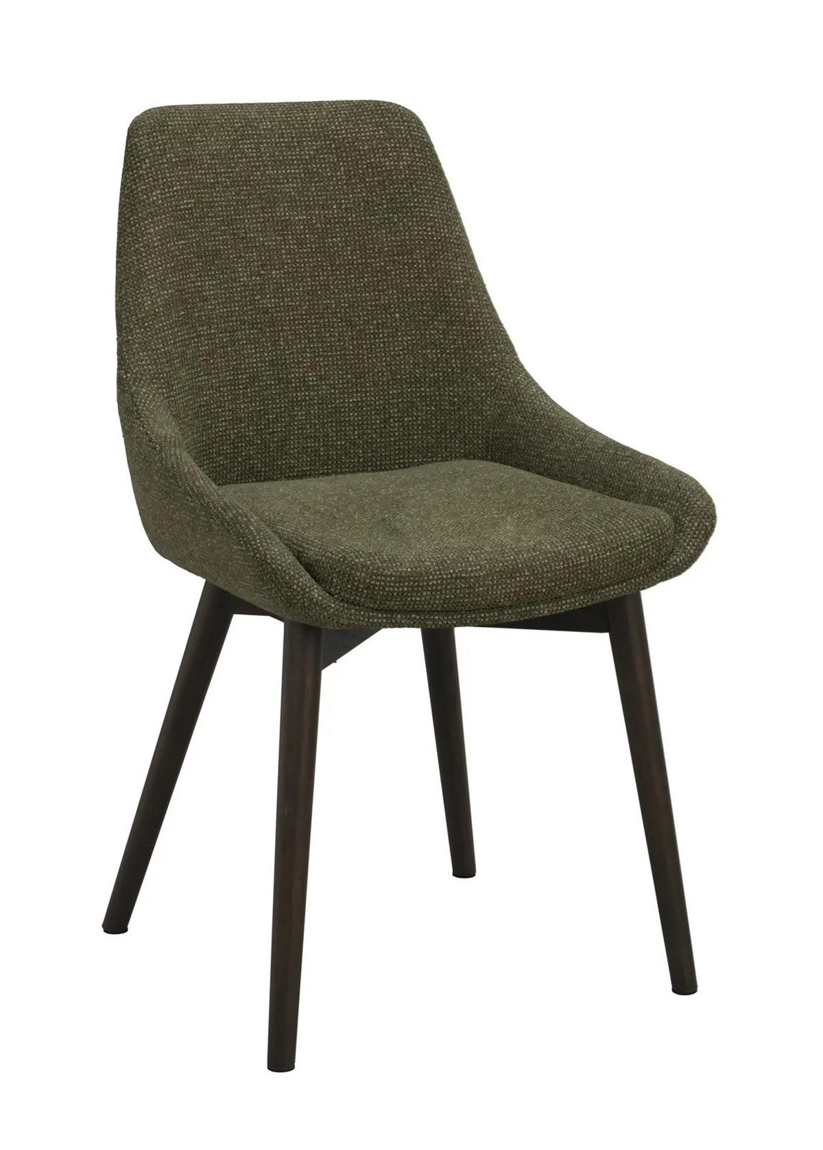 STOL     - grön/brun, Klassisk, metall/trä (49/85/55cm) - Rowico