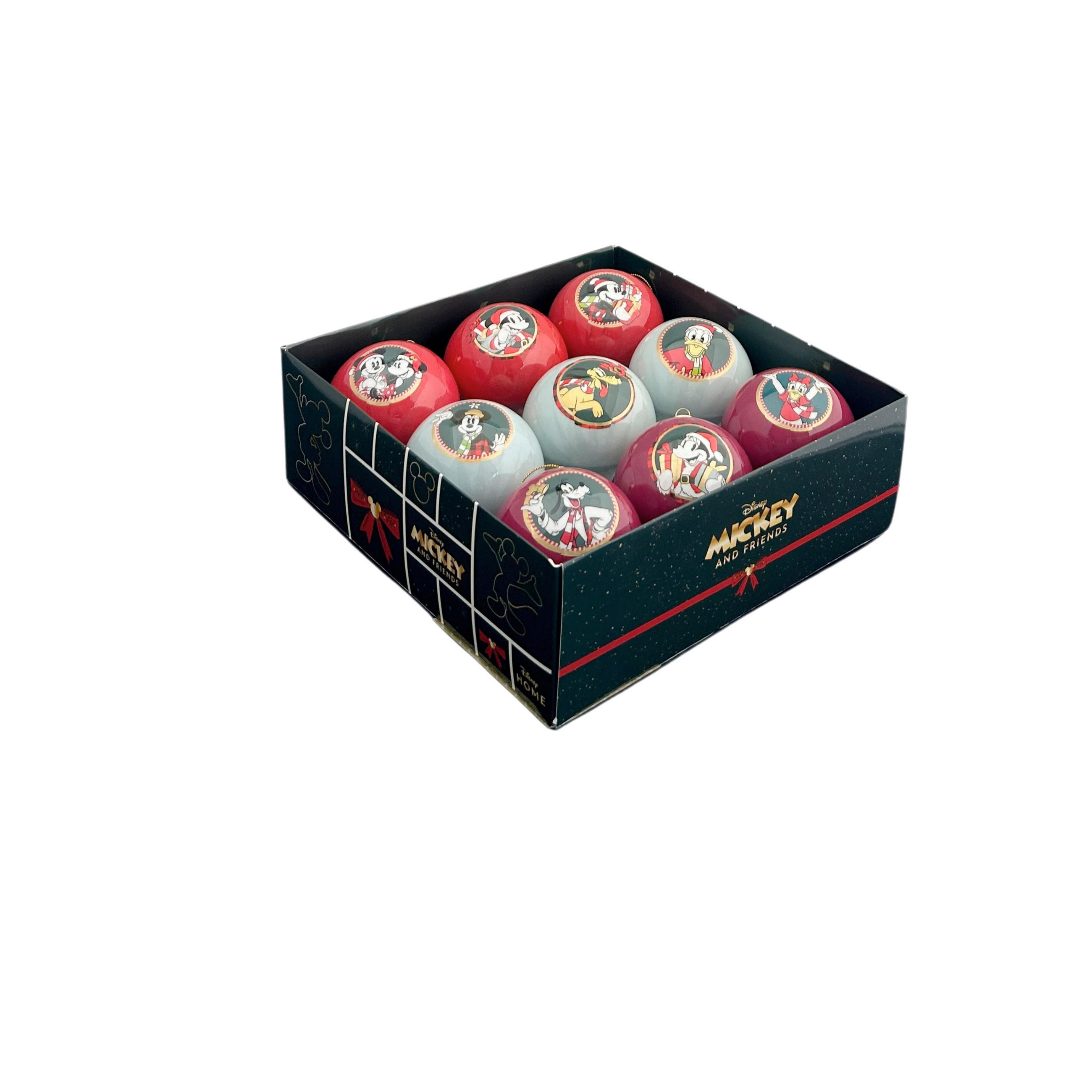 CHRISTBAUMKUGEL-SET  - Multicolor, LIFESTYLE, Kunststoff (24cm) - Disney