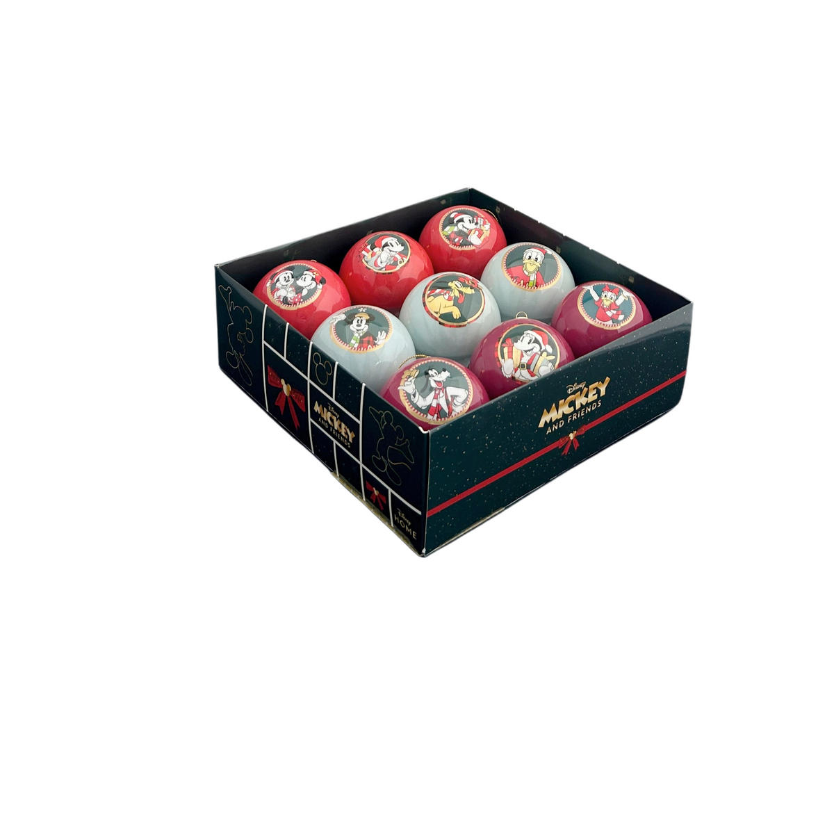 CHRISTBAUMKUGEL-SET  - Multicolor, LIFESTYLE, Kunststoff (24cm) - Disney