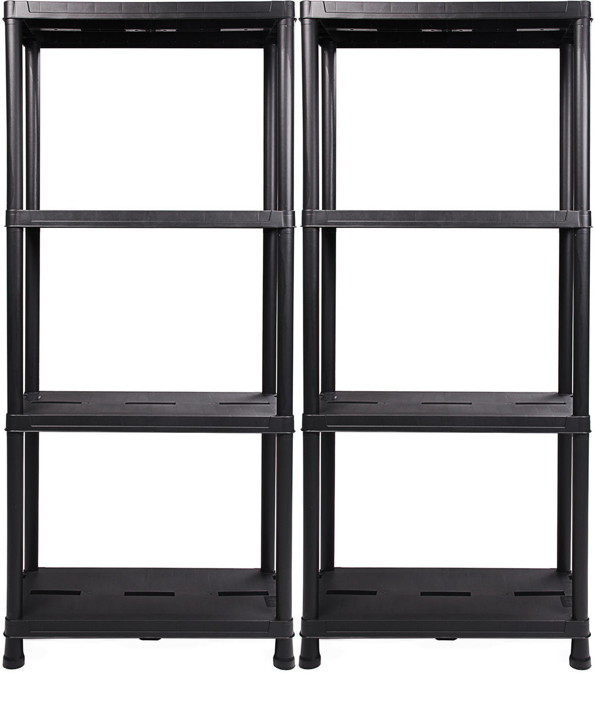 REGALSYSTEM  - Anthrazit, Basics, Kunststoff (60/138/30cm) - Ambia Garden