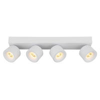 LED-STRAHLER - Weiss/Transparent, Design, Kunststoff/Metall (45,5/7,2/12cm) - Globo