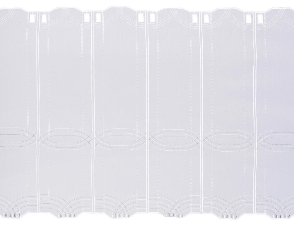 KURZGARDINE 45 cm cm   - Hellgrau, KONVENTIONELL, Kunststoff (45 cmcm) - Esposa