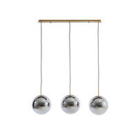 HÄNGELEUCHTE Medina 30/30/120 cm   - Grau, LIFESTYLE, Glas (30/30/120cm) - Light & Living