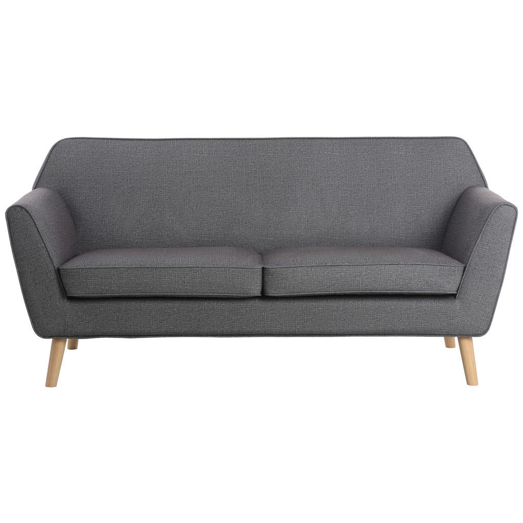 3-sitzer-sofa Lara Dunkelgrau B: 178 Cm