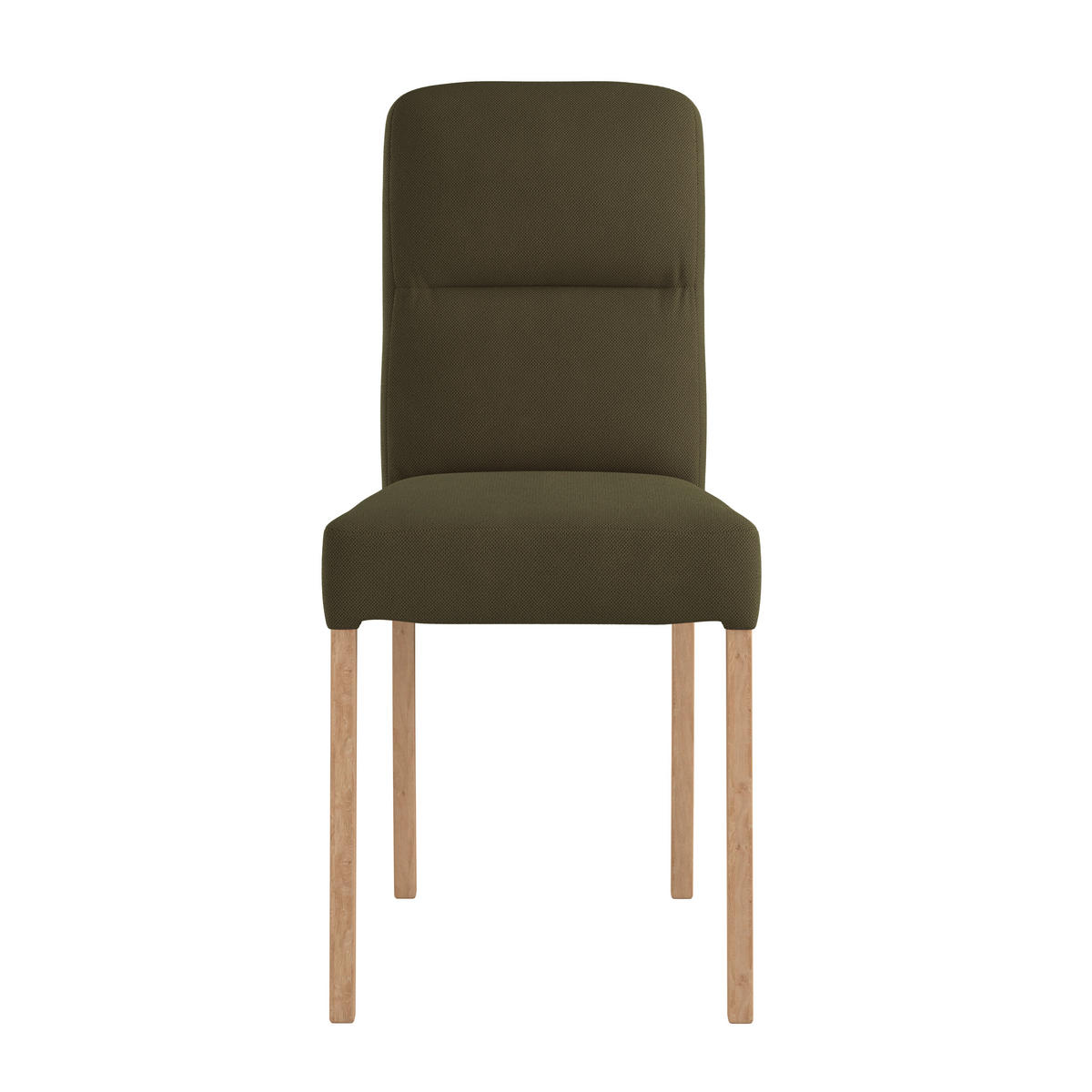 STUHL - Eichefarben/Grün, KONVENTIONELL, Holz/Textil (43/91/58cm) - Livetastic