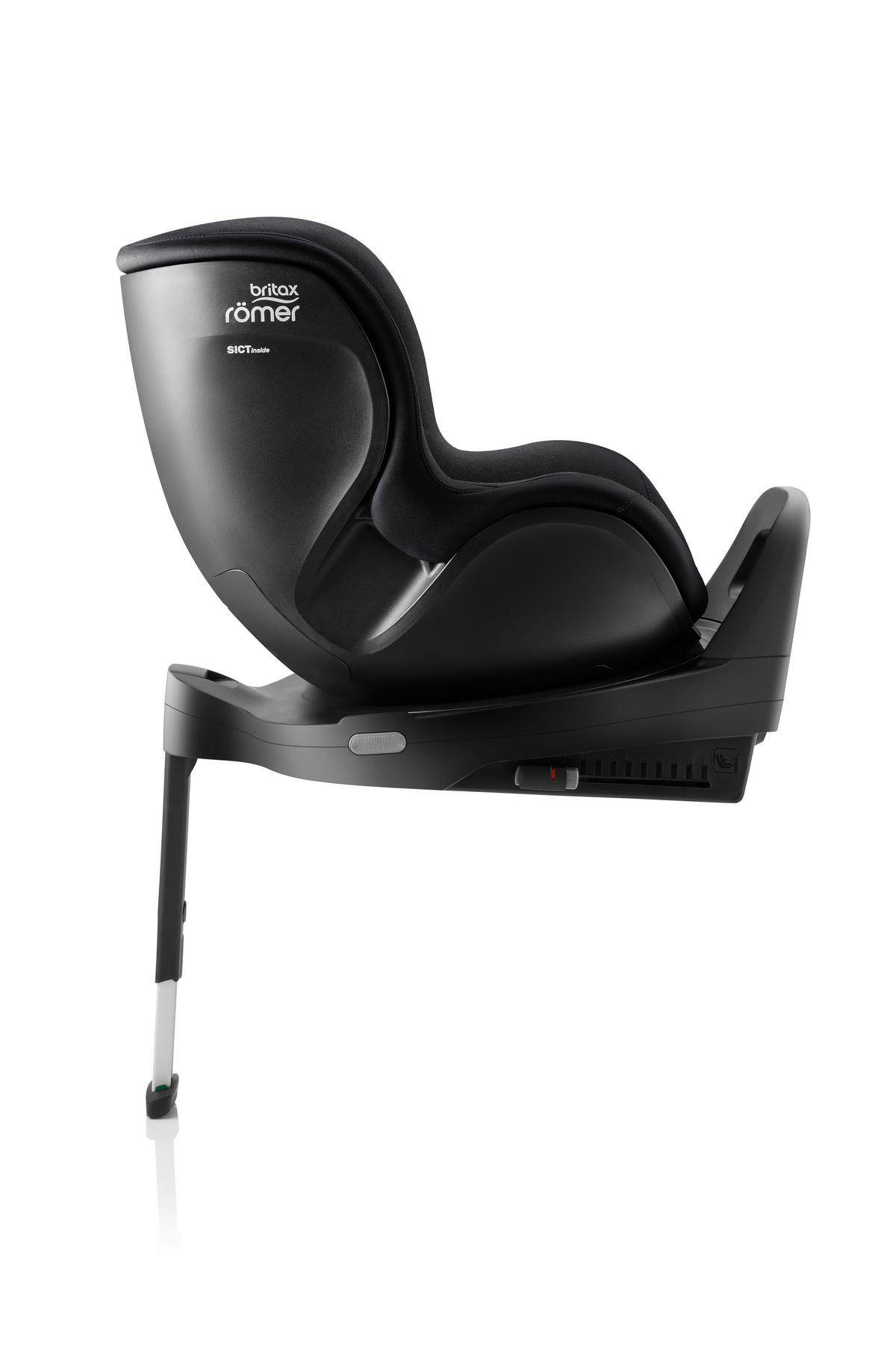 REBOARDER-KINDERSITZ Dualfix Pro M  - Schwarz, Basics, Kunststoff/Textil (44/48/74cm) - Britax Römer