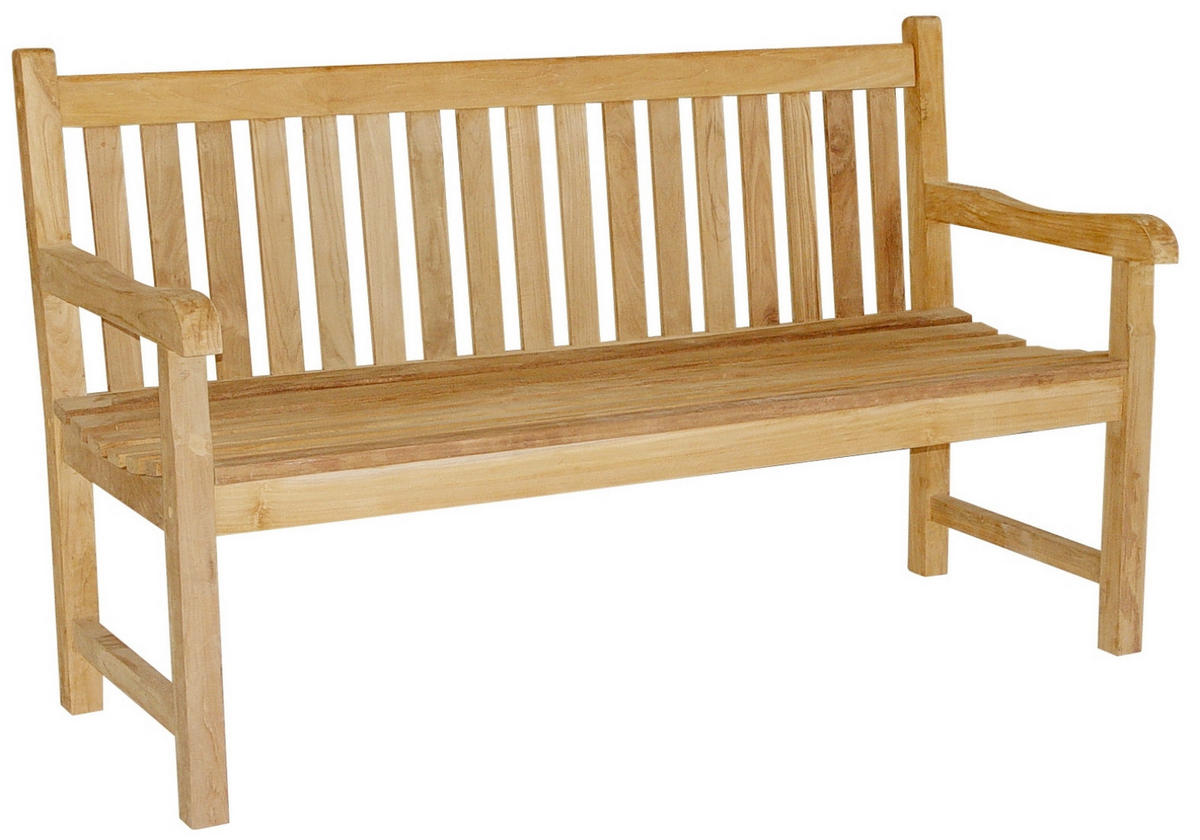 ZAHRADNÍ LAVICE dřevo - světle hnědá, Moderní, dřevo (150/92/63cm) - Gardenson