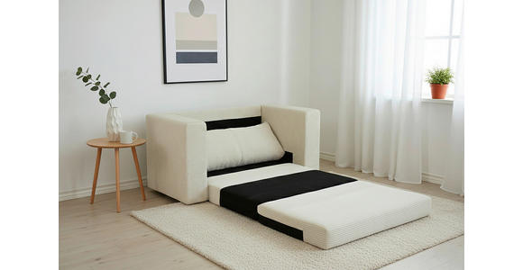 JUGEND- UND KINDERSOFA  in Cord Beige  - Türkis/Beige, KONVENTIONELL, Textil (136/78/72cm) - Xora