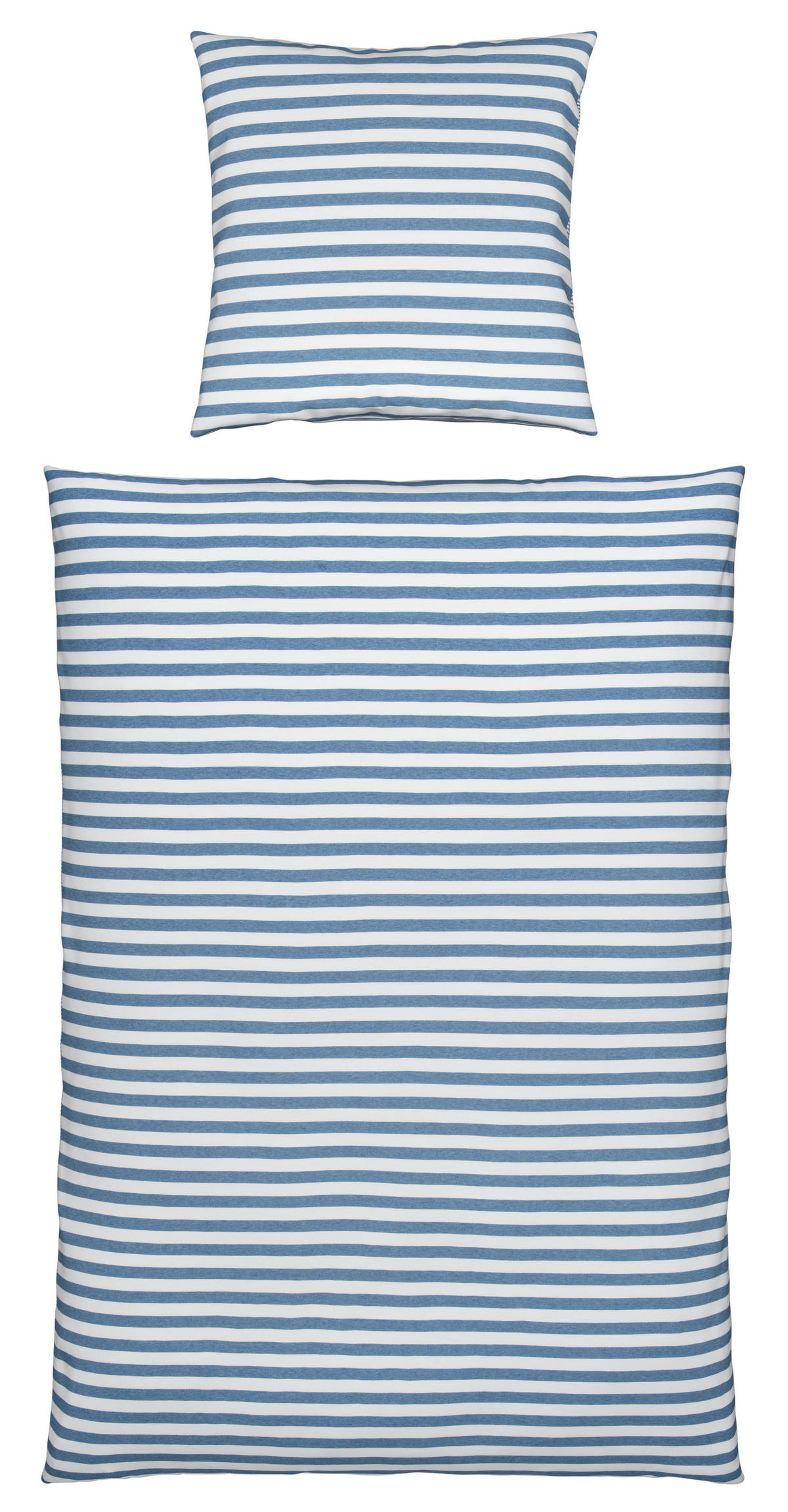 OBOUSTRANNÉ POVLEČENÍ, žerzej, modrá, 135/200 cm - modrá, Konvenční, textil (135/200cm) - Bio:Vio