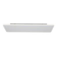 LED-DECKENLEUCHTE Bosona 110/60/7 cm  - Weiß, Basics, Kunststoff/Metall (110/60/7cm) - Novel