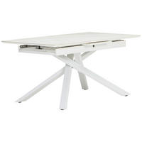 TRPEZARIJSKI STO  bela   - bela, Moderno, metal/pločasti materijal (160/90/76cm) - MID.YOU