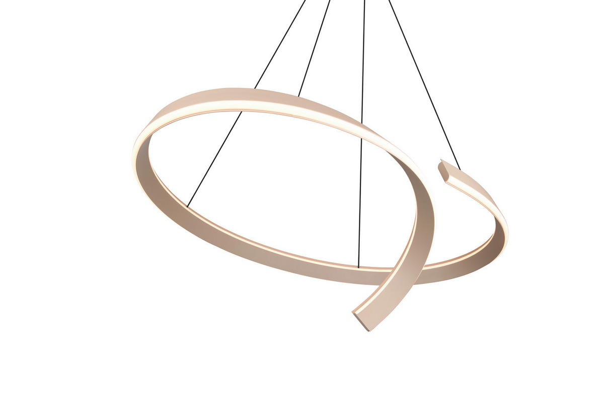 LED-HÄNGELEUCHTE CIRONDA 110/200/68 cm  - Beige, Design, Metall (110/200/68cm) - Cinque