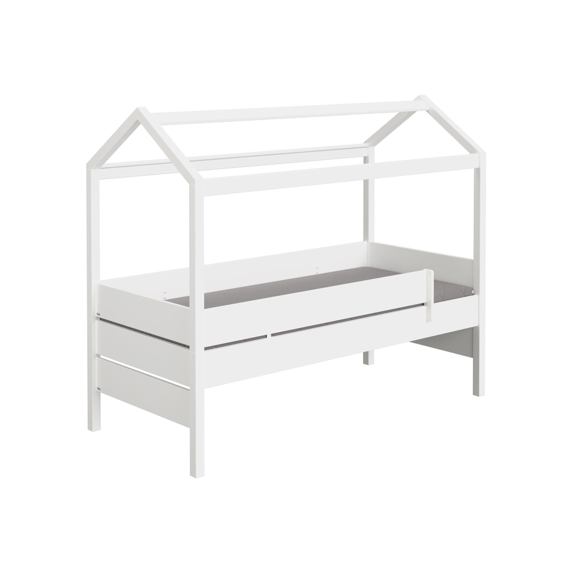 HAUSBETT 90/200 cm Weiss  - Weiss, Konventionell, Holzwerkstoff (90/200cm) - Paidi