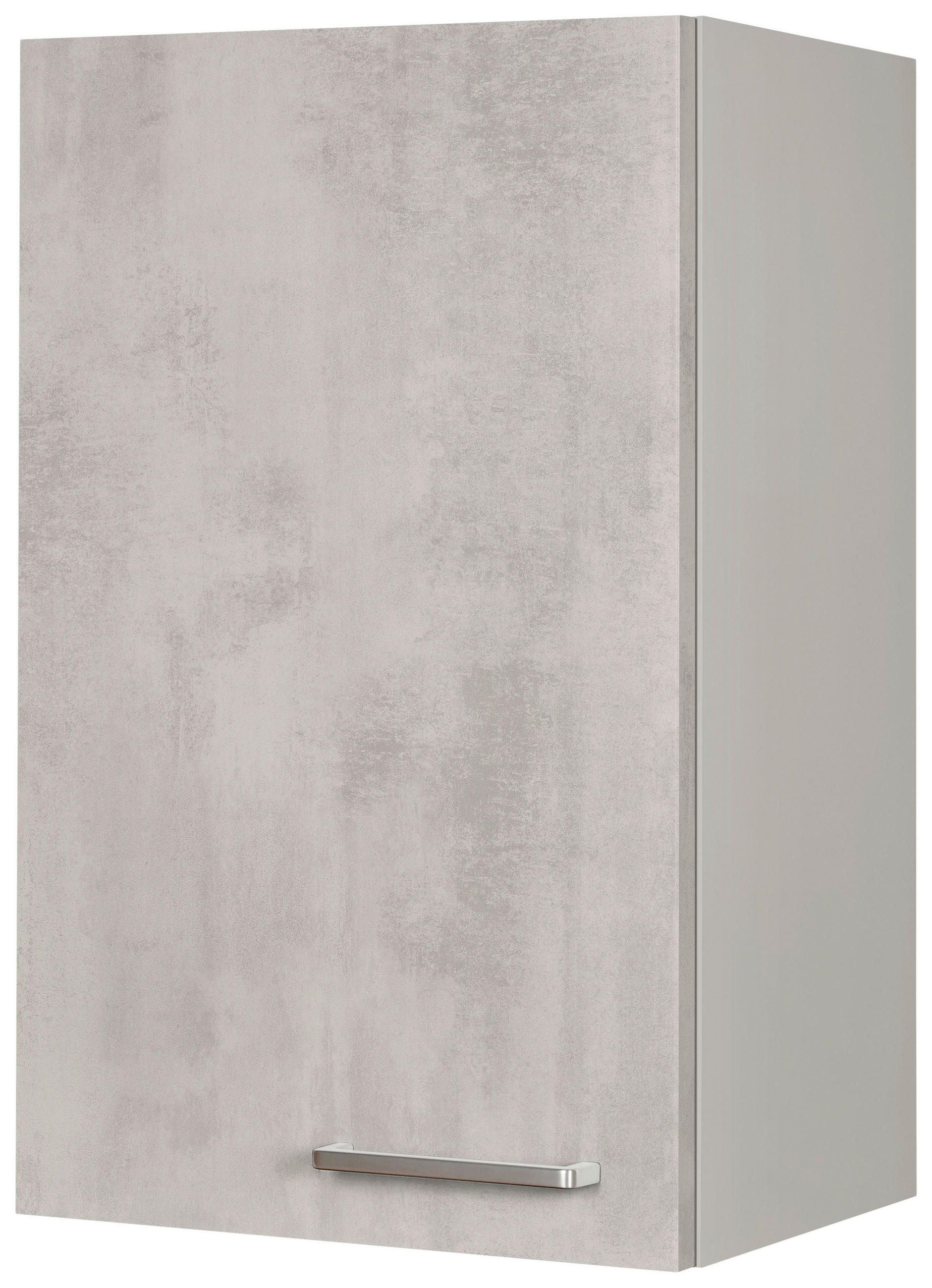 KÜCHENOBERSCHRANK 45/72/35 cm  in Hellgrau  - Edelstahlfarben/Hellgrau, MODERN, Holzwerkstoff (45/72/35cm) - Nobilia