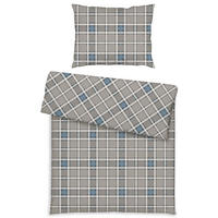 BETTWÄSCHE 2-teilig Impulse Flanell 140/200 cm  - Beige, Basics, Textil (140/200cm) - Estella