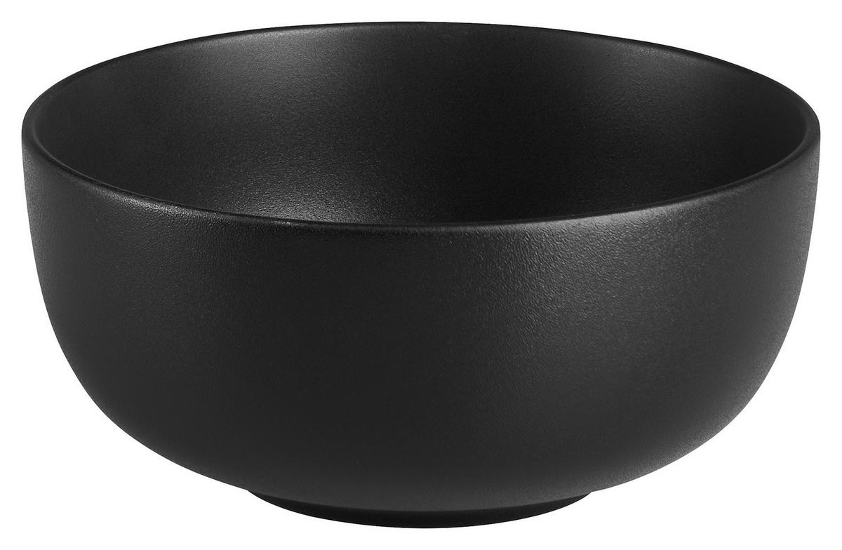 MÜSLISCHALE Liberty Velvet Black 15 cm  - Schwarz, Basics, Keramik (15cm) - Seltmann Weiden