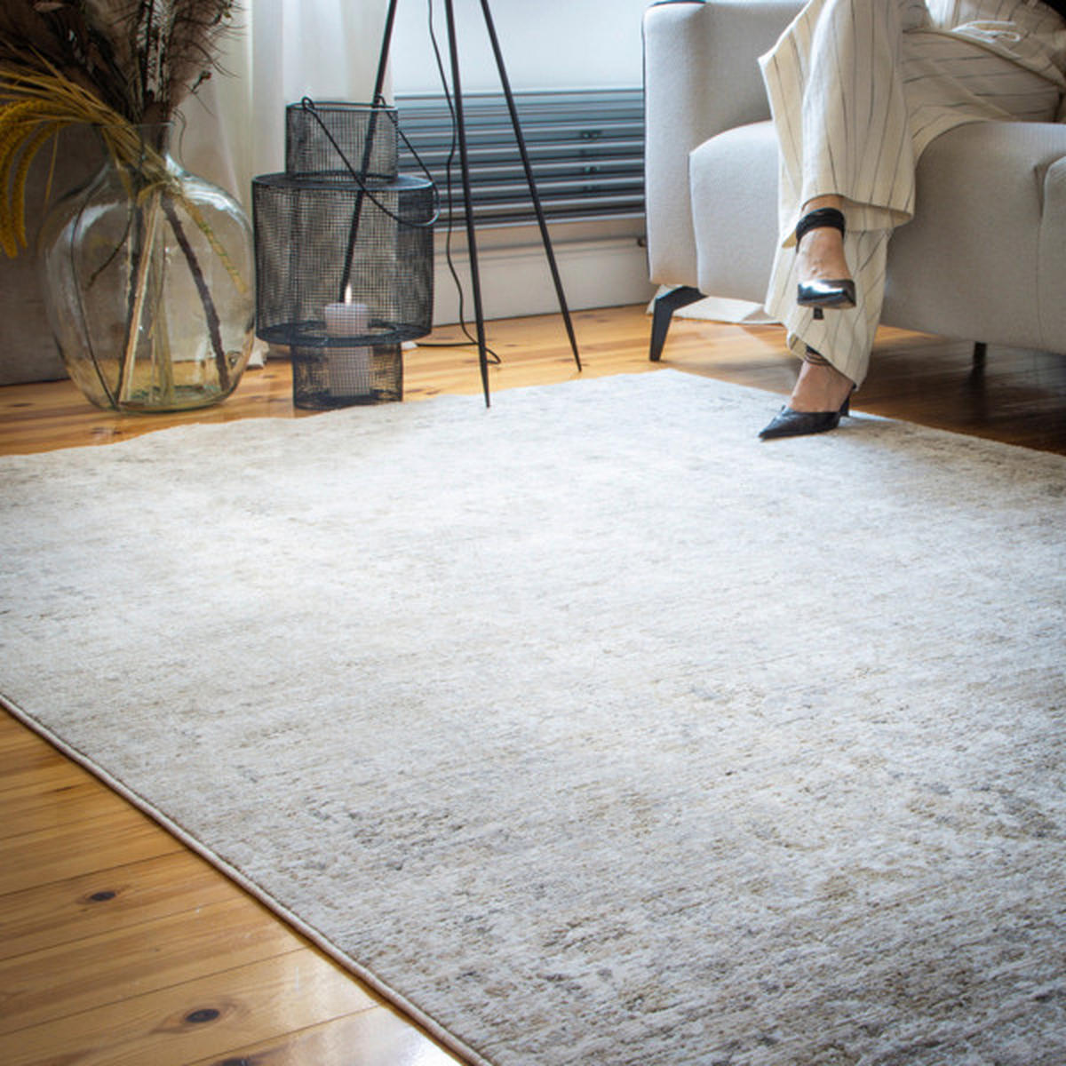 VINTAGE-TEPPICH 80/150 cm My Everest  - Beige, Basics, Textil (80/150cm)
