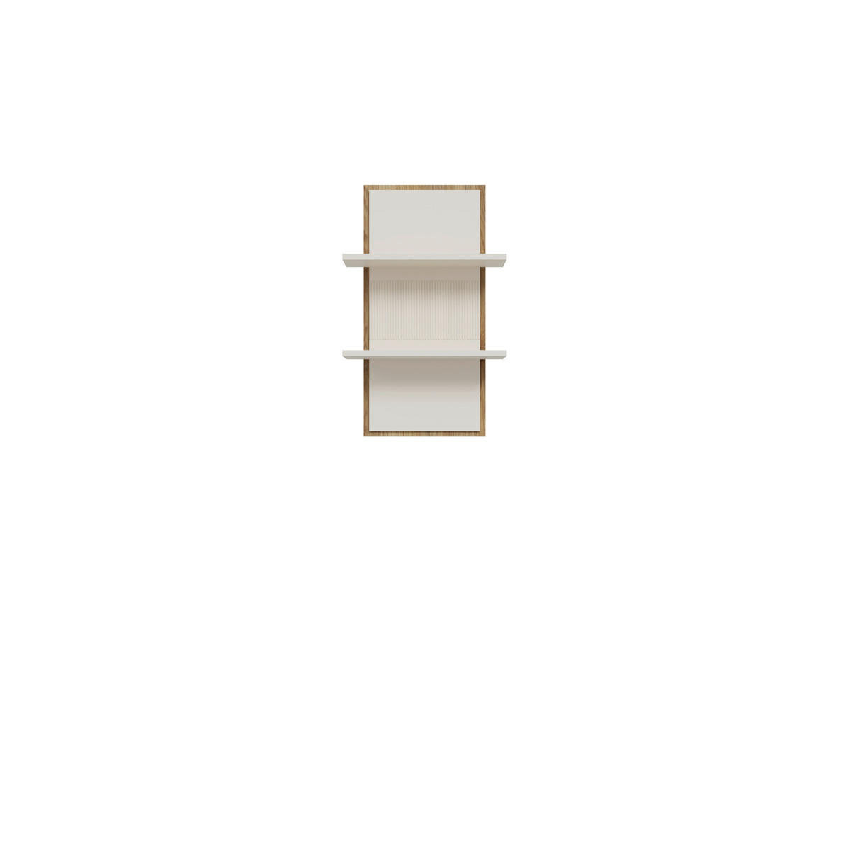 POLIȚĂ DE PERETE in 60/96,5/23,4 cm culoare lemn stejar, nisipiu  - culoare lemn stejar/nisipiu, Design, material pe bază de lemn (60/96,5/23,4cm) - Xora