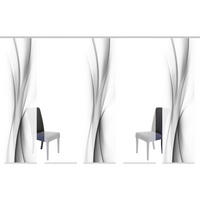 FLÄCHENVORHANG 5ER SET in Grau halbtransparent  - Grau, Design, Textil (60/245cm) - Schmidt W. Gmbh