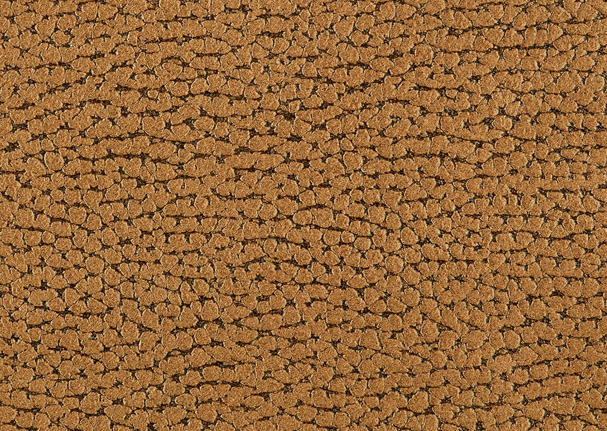 ECKSOFA in Flachgewebe Cognac  - Chromfarben/Cognac, Konventionell, Textil/Metall (163/220cm) - Beldomo System