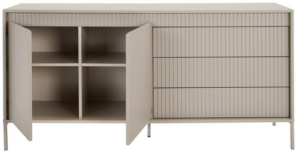 SIDEBOARD  in 160/77/40 cm  - Kaschmir, Design, Holzwerkstoff/Metall (160/77/40cm) - Xora