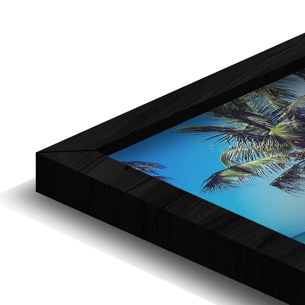 Thumbnail - Bild, Blau, Grün, Schwarz, Kunststoff, Eiche, 98x48 cm, einfache und schnelle Anbringung, gerahmt, Bilder und Zubehör, W...