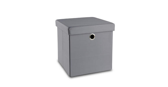 SPIELZEUGBOX - Grau, Trend, Holzwerkstoff/Textil (32/32/32cm) - My Baby Lou