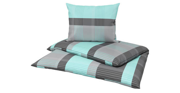 Bettwäsche Beatrix - Blau, MODERN, Textil - Luca Bessoni