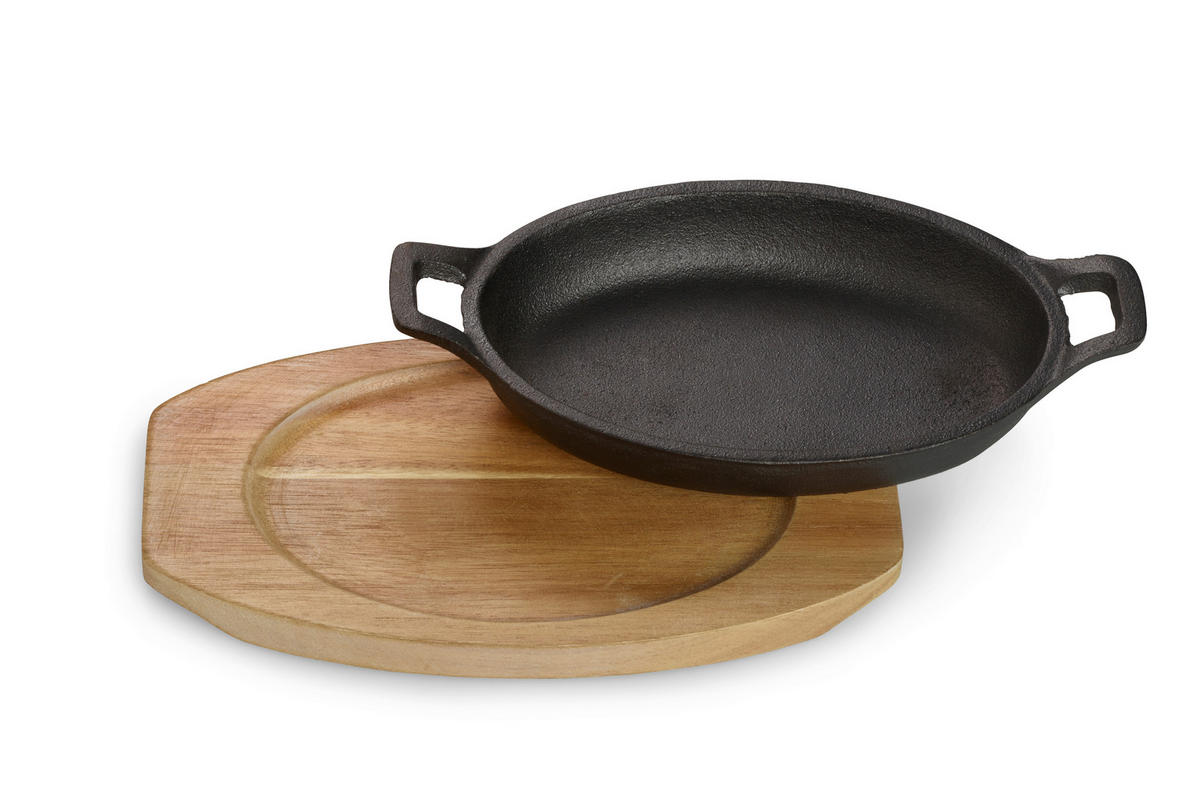 PANNSET 2 delar  - svart, Basics, metall (18/12/3cm) - Echtwerk