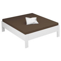 BETTRAHMEN 160/200 cm  in Weiss  - Weiss, Design, Holzwerkstoff (160/200cm) - Xora