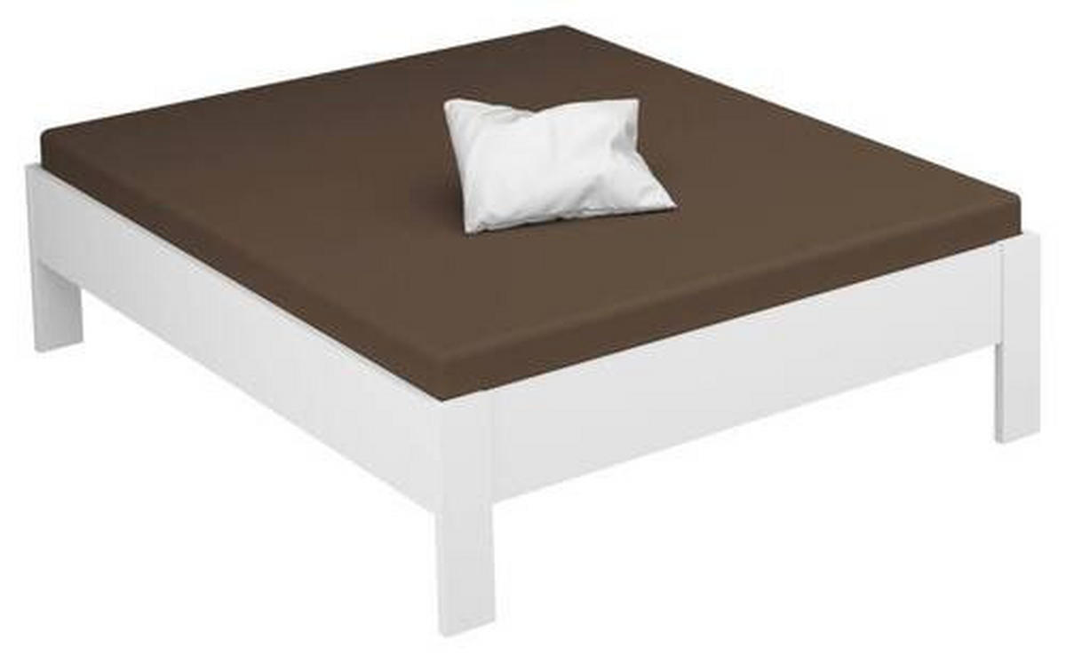 BETTRAHMEN 160/200 cm  in Weiss  - Weiss, Design, Holzwerkstoff (160/200cm) - Xora