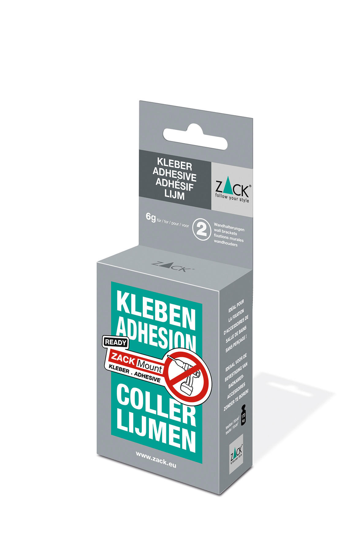 MONTAGEKLEBER  - Basics, Kunststoff - Zack