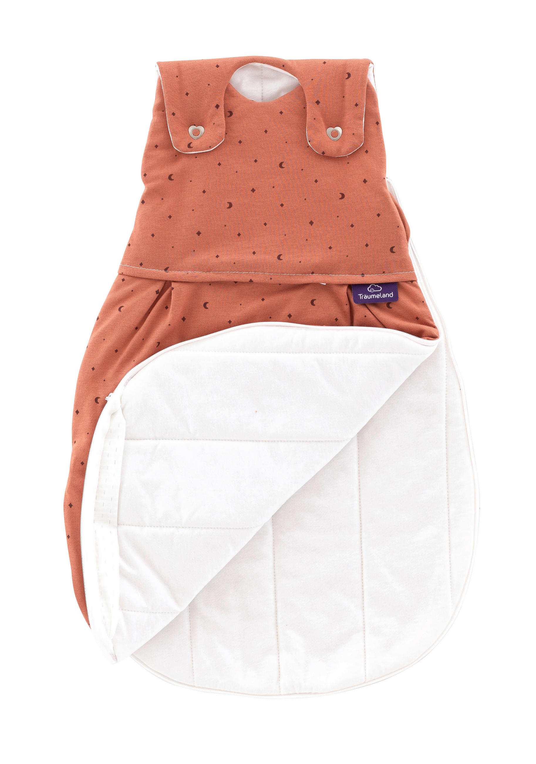 BABYSCHLAFSACK LIEBMICH 62/68 - Rostfarben, Basics, Textil (62/68null) - Träumeland