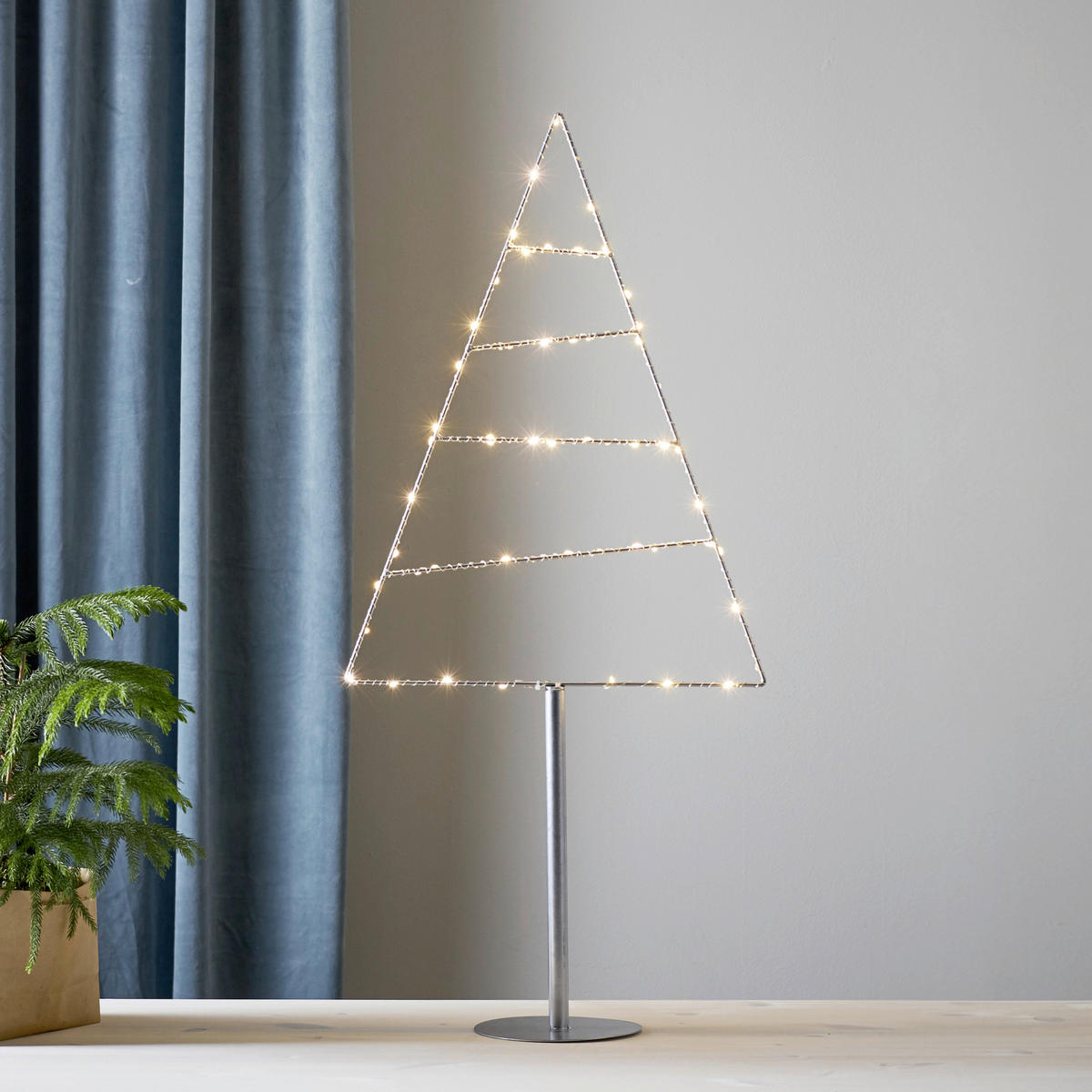LED-DEKOLEUCHTE 53/16/116 cm  - Silberfarben, Basics, Metall (53/16/116cm) - Eglo