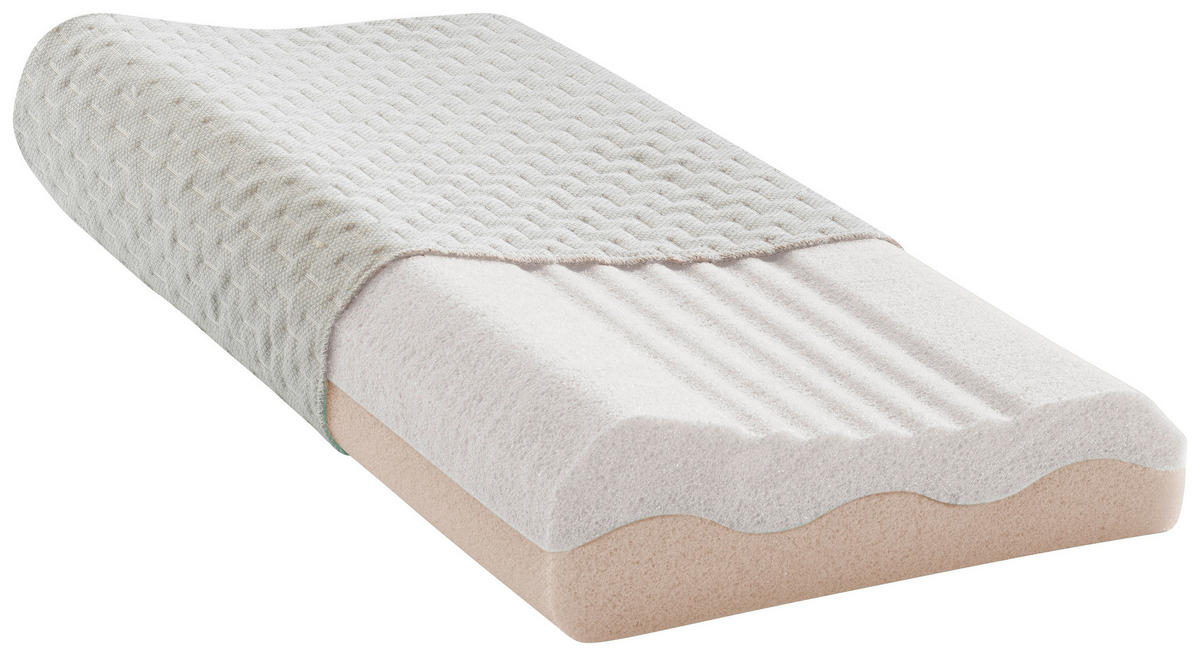 NACKENKISSEN 33/62 cm  - Weiß, Basics, Textil (33/62cm)