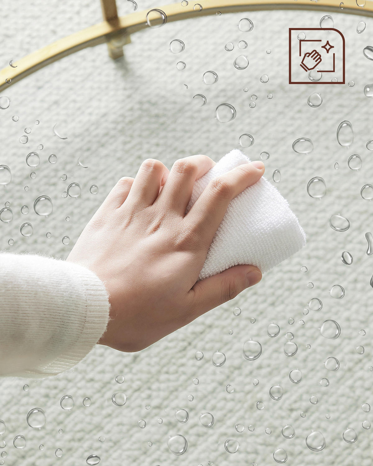 BEISTELLTISCH in Metall, Glas 50/50/55 cm  - Goldfarben, Trend, Glas/Metall (50/50/55cm) - Boxxx