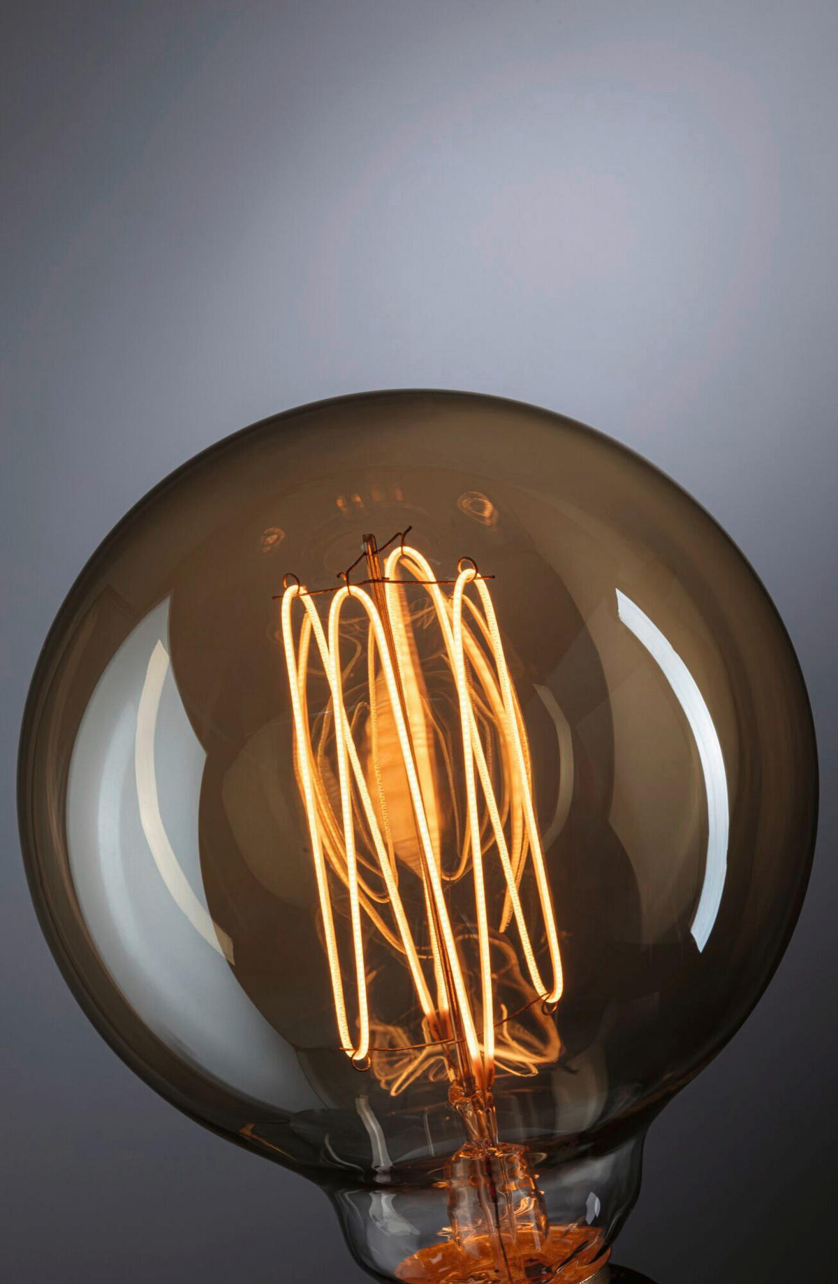 LED-LEUCHTMITTEL   E27 4,2 W 300 lm  - Goldfarben, Basics, Glas (9,5/13,5cm) - Paulmann
