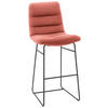 BARHOCKER - Aprikose/Schwarz, Design, Textil/Metall (52/122/66cm) - Dieter Knoll