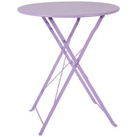 GARTENTISCH Metall rund  - Lila, Lifestyle, Metall (60/70cm)