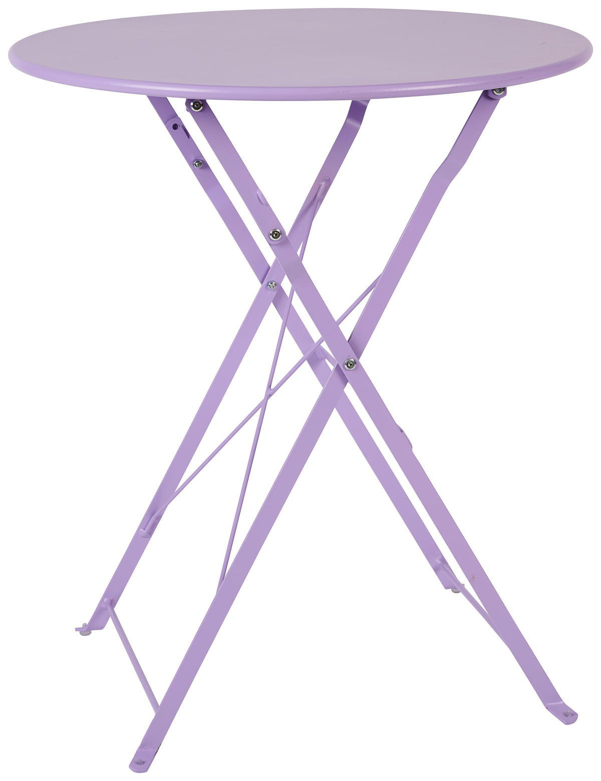 GARTENTISCH Metall rund  - Lila, Lifestyle, Metall (60/70cm)