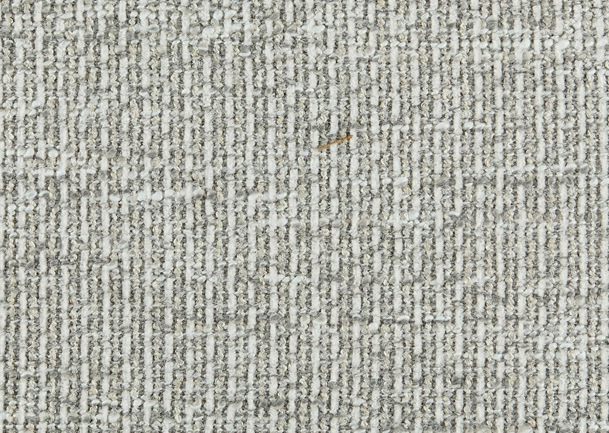 ECKSOFA  in Flachgewebe Silberfarben  264/185 cm  - Silberfarben/Schwarz, Design, Kunststoff/Textil (264/185cm) - Belluti