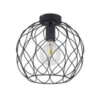DECKENLEUCHTE 30/29 cm   - Schwarz, Trend, Metall (30/29cm) - Marama